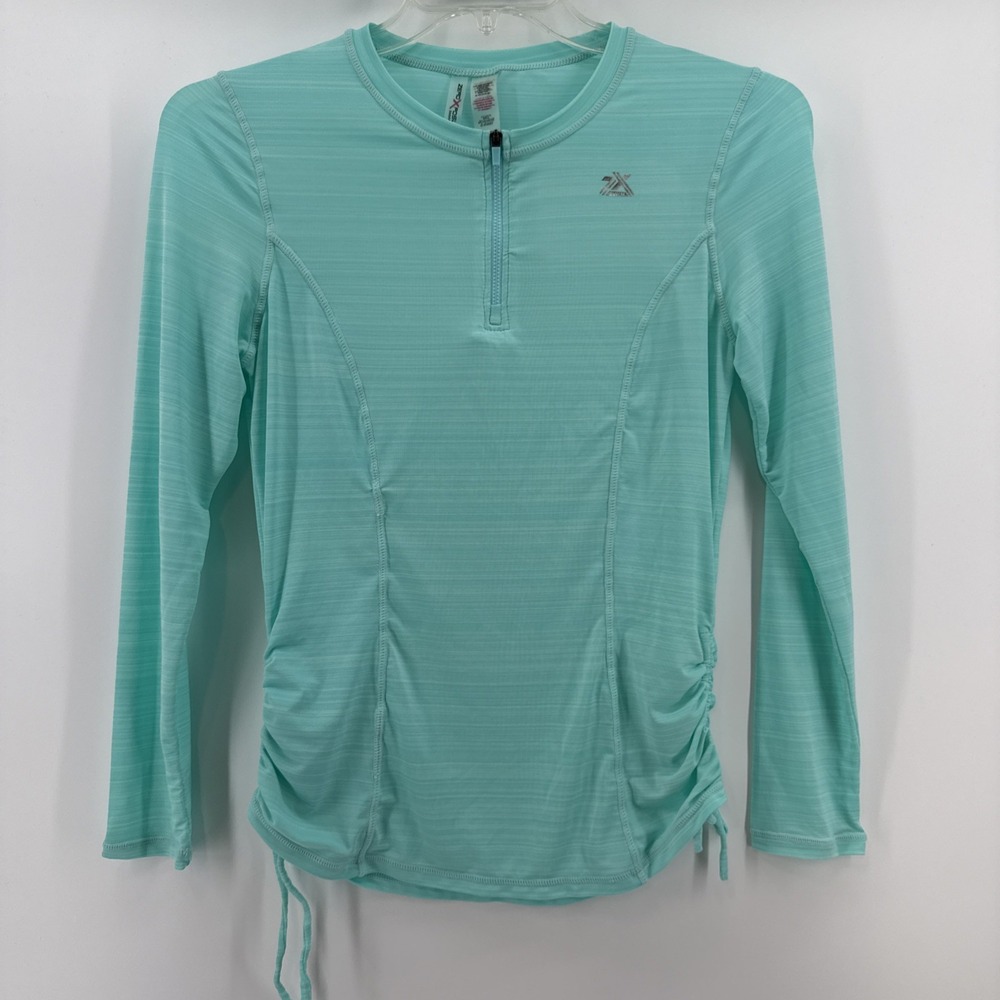 WOMENS SIZE M ZEROXPOSUR SUN PROTECTION‎ TOP COLOR-mint Green